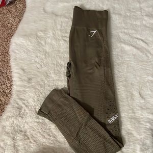 Womens gymshark leggings green